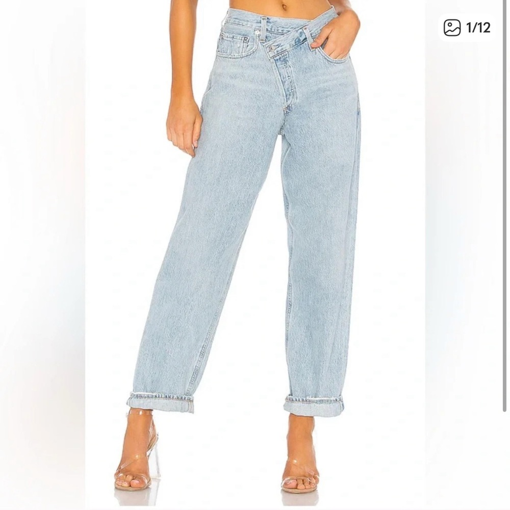 AGOLDE Criss Cross Upsized Jeans in Suburbia Size 23
(6)